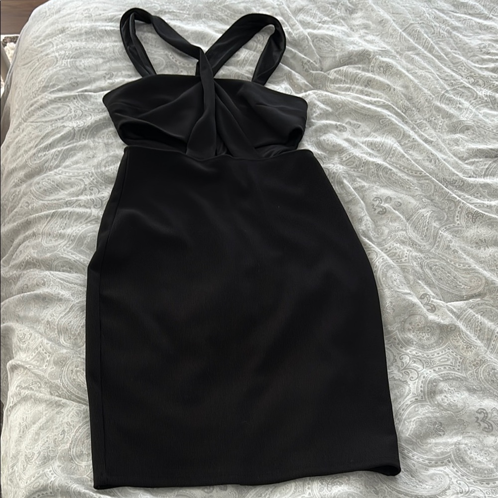 Express  Black Women's Dress with side cutouts